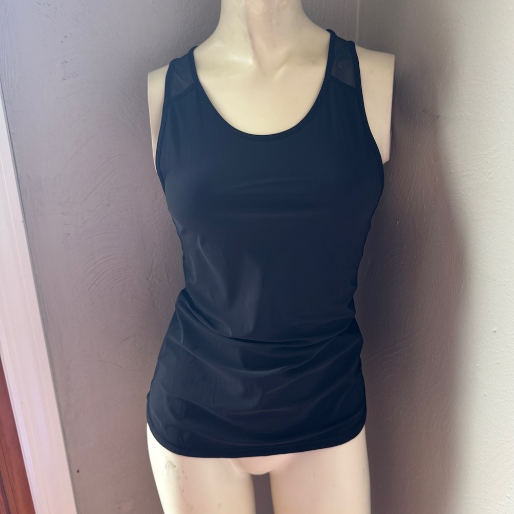 Lululemon racer back black tank top size small